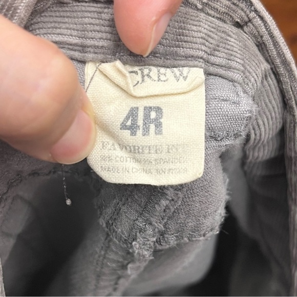 J Crew Women’s Tan Favorite Fit Corduroy Low Rise Style Pants - Picture 6 of 6